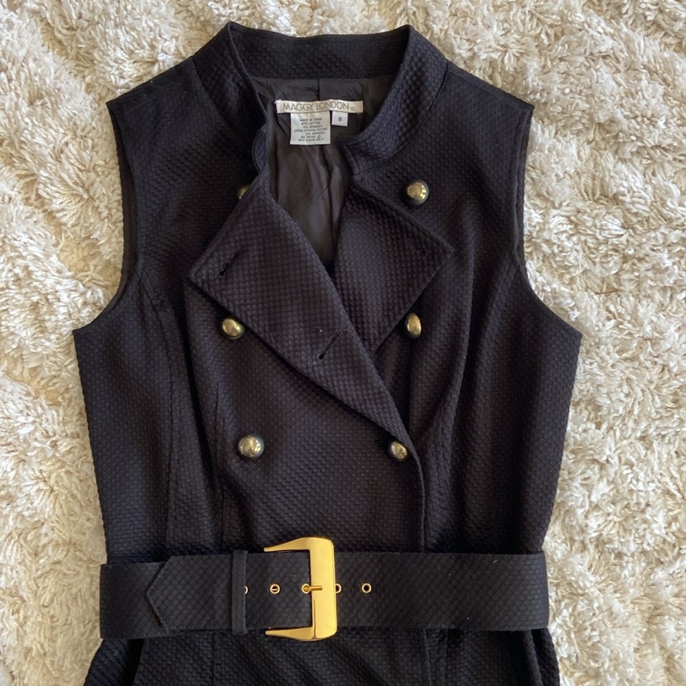 MaggyLondon Black dress size 8 - Picture 3 of 7